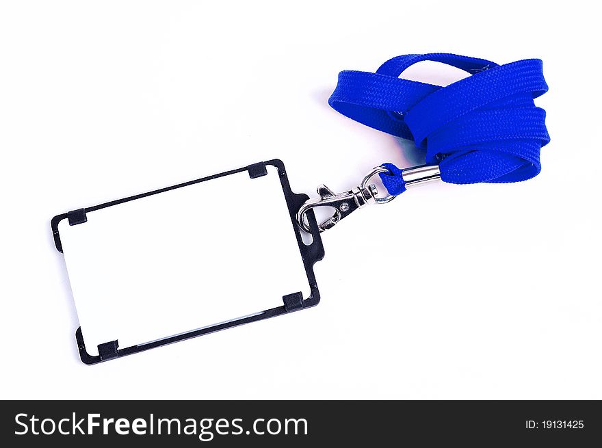 Badge on a white background. Badge on a white background