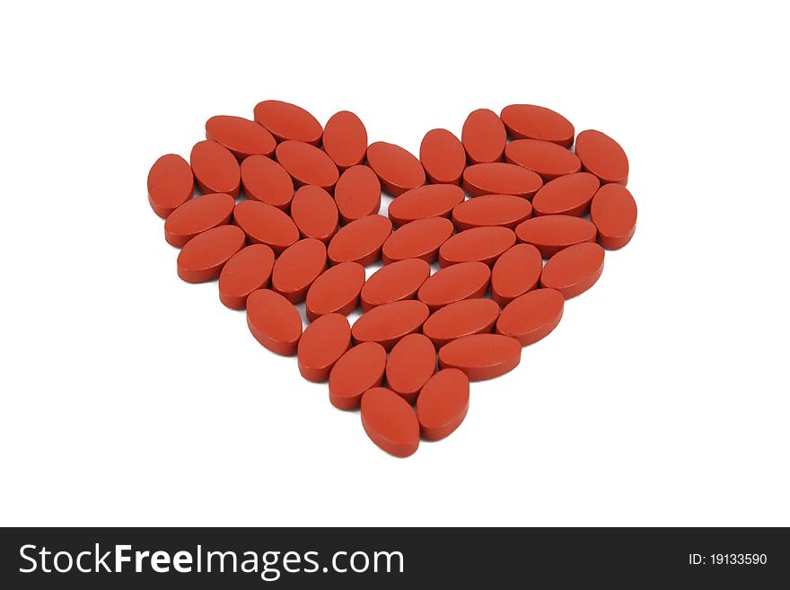 The heart from antianemic pill