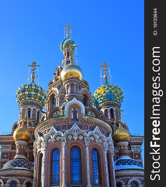 The Chesme Church . Saint-Petersburg, Russia