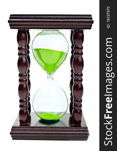 Retro Hourglass Isolated