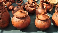 Pottery, Pot, Jug And Kettle Royalty Free Stock Image Pottery, Pot, Jug And Kettle Royalty Free Stock Image