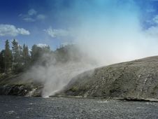 Yellowstone Geyser Stock Image Yellowstone Geyser Stock Image