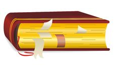 Book On Red Cover Royalty Free Stock Images Book On Red Cover Royalty Free Stock Images