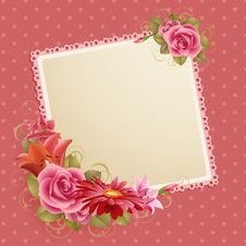 Vintage Greeting Card Royalty Free Stock Photography Vintage Greeting Card Royalty Free Stock Photography