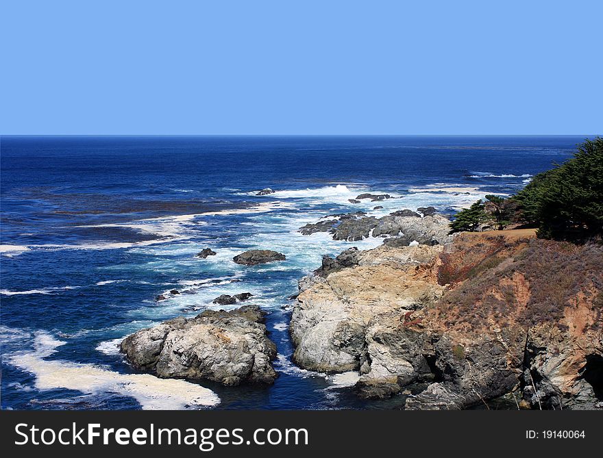 View to Pacifik from Pacific Coast Highway