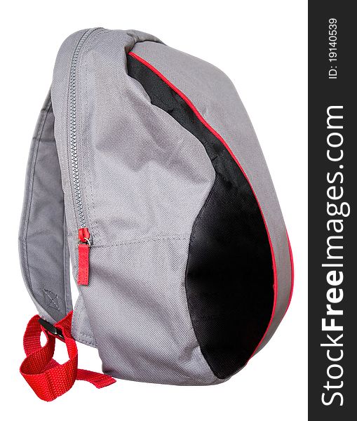 Tourist backpack isolated on white. Clipping path included. Tourist backpack isolated on white. Clipping path included.