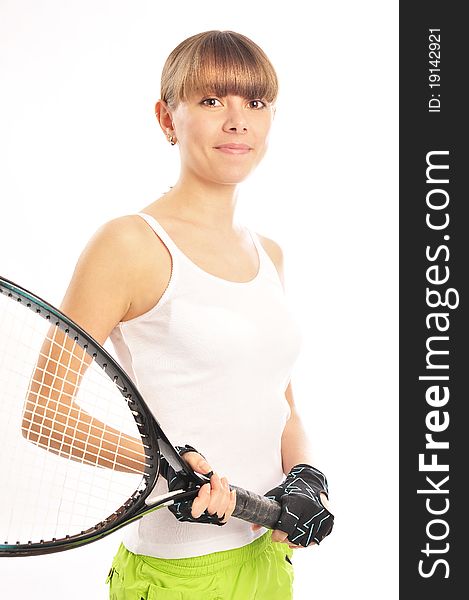 Young Female Tennis-player