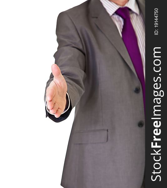 Businessman In Suit Handshake