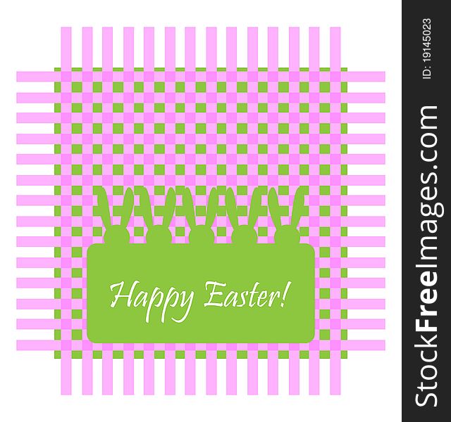 Abstract Easter holiday background in spring colors