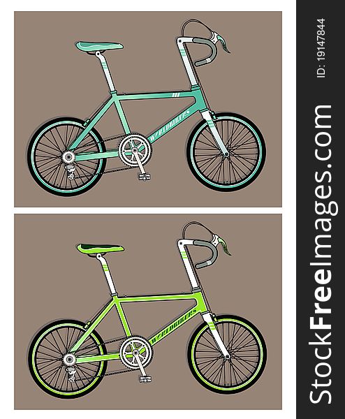 Bicycle mode that I created with different styles. Bicycle mode that I created with different styles