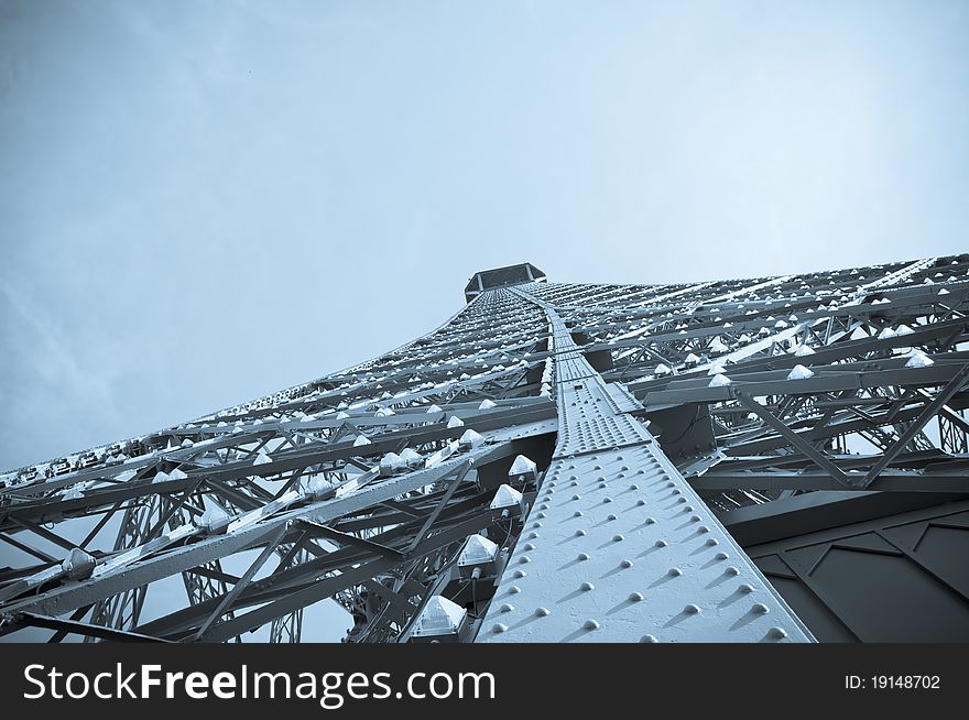 Abstract View Of The Eiffel Tower