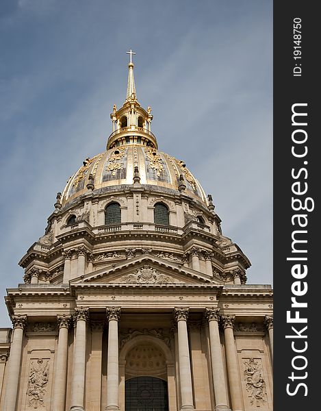 Chapel in the Hotel des Invalides in Paris France