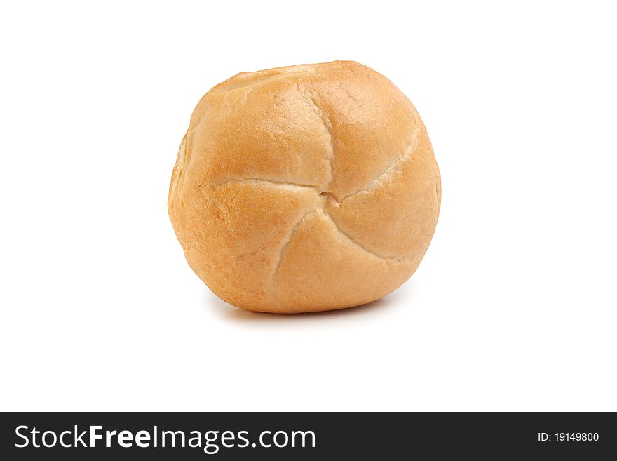 Fresh Buns on white background