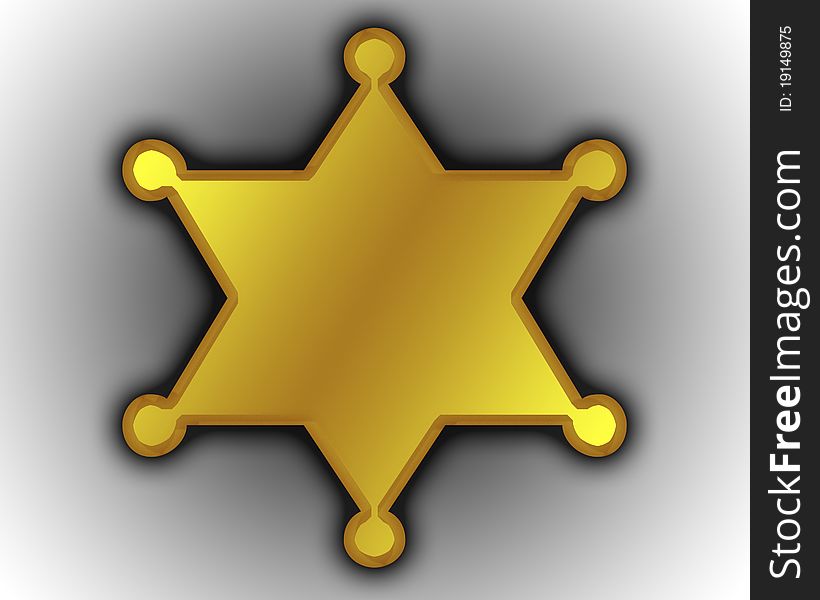 Pattern of bulk gold star sheriff. Pattern of bulk gold star sheriff