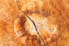 Wood Texture With Crack Royalty Free Stock Image