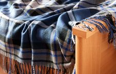 Plaid And Bed Stock Images Plaid And Bed Stock Images