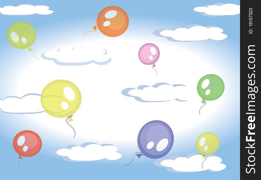 Balloons In The Sky