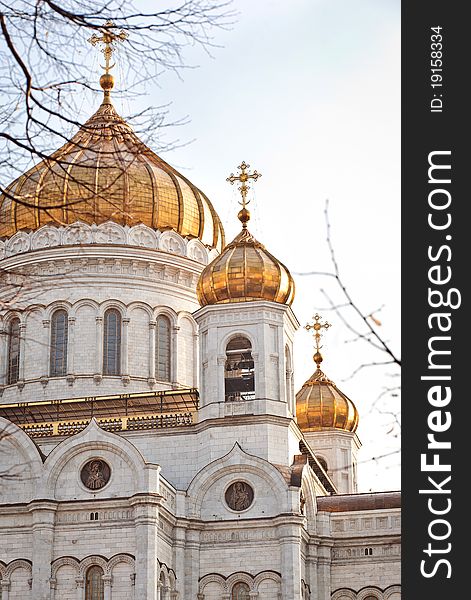 The Cathedral of Christ the Savior in Moscow, Russia