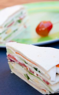 Sandwich Raw Vegetables Stock Image Sandwich Raw Vegetables Stock Image