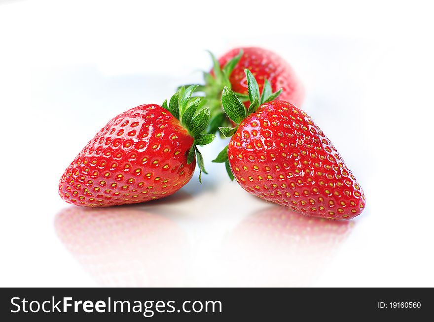 Strawberry isolated on white background. Strawberry isolated on white background.