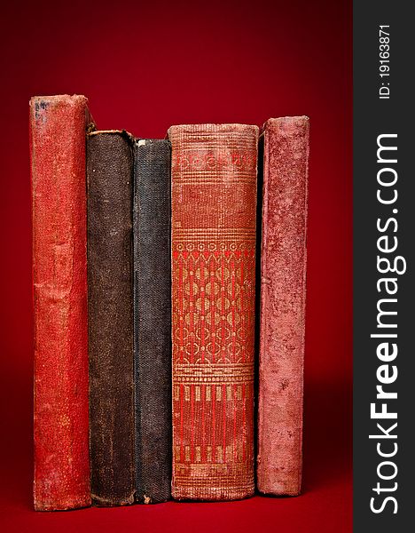 Old antique books from scuffs and scratches. Old antique books from scuffs and scratches