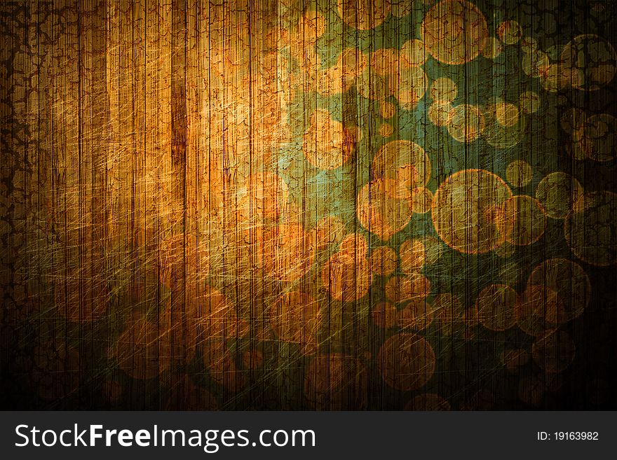 A high resolution vintage wooden background or texture with corrosion effect and paint drips