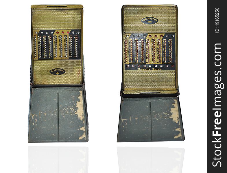Vintage Calculator Machine