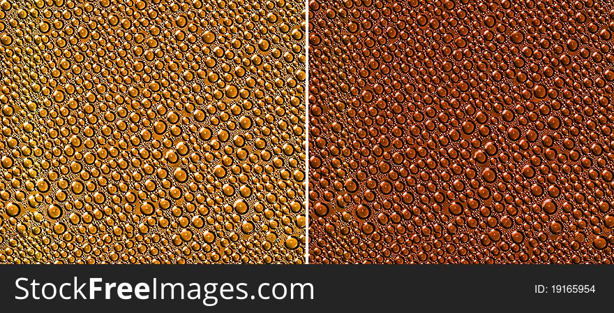 Pattern_gold beer drops background