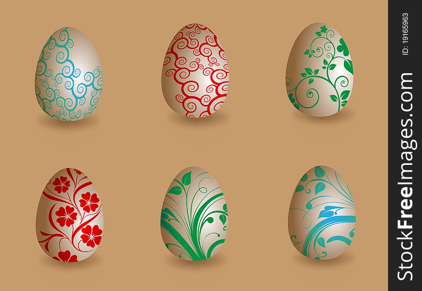 Easter eggs for your business background