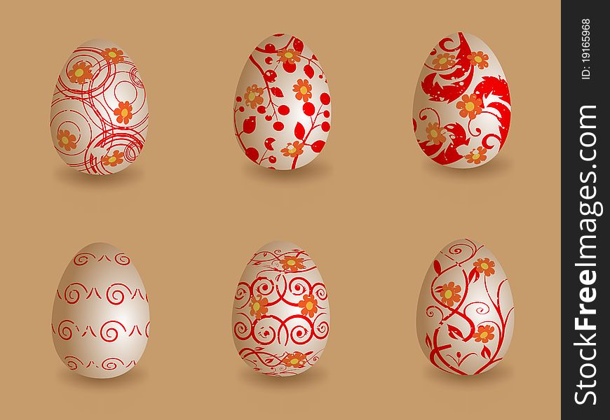 Easter eggs for your business background