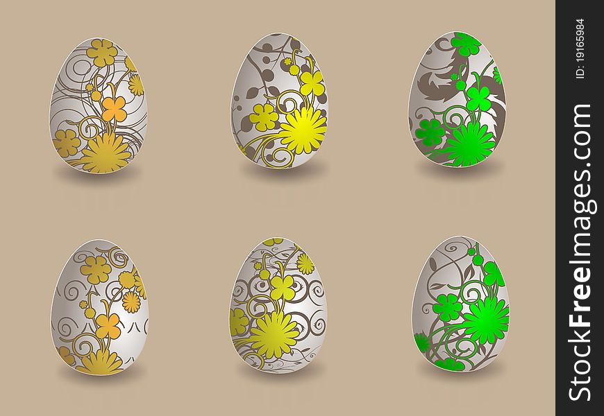 Easter eggs for your background