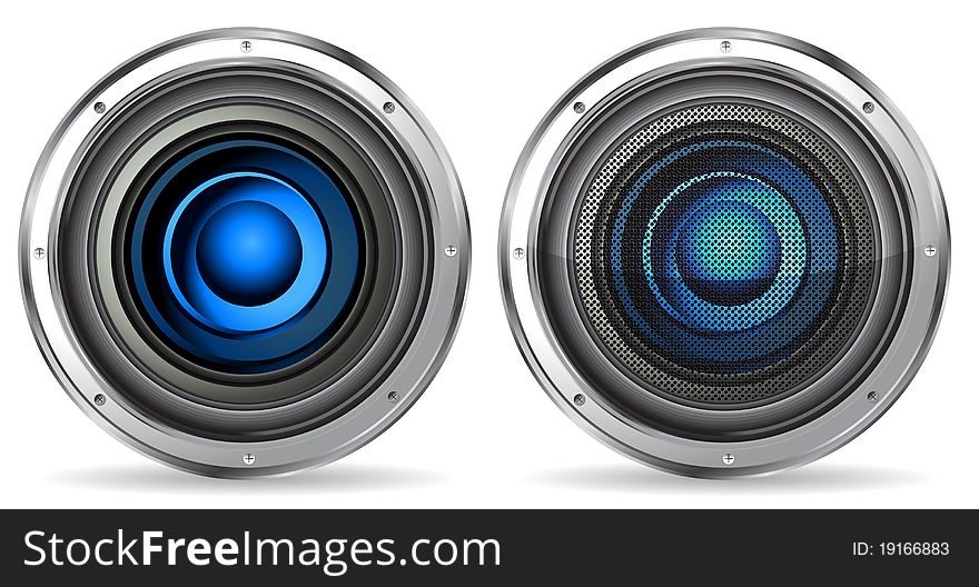 Blue quality speaker