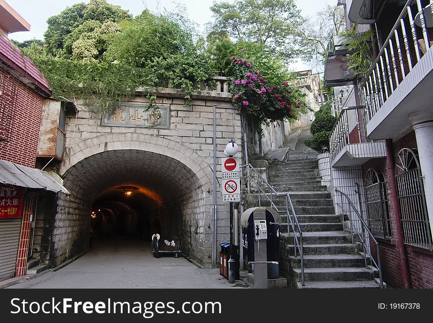 A part of the Gulangyu island scenery, Xiamen, Fujian, China. A part of the Gulangyu island scenery, Xiamen, Fujian, China