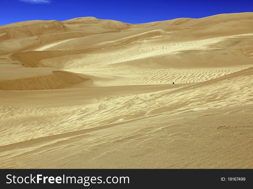 View of the Great Sand Dunes in Colorado