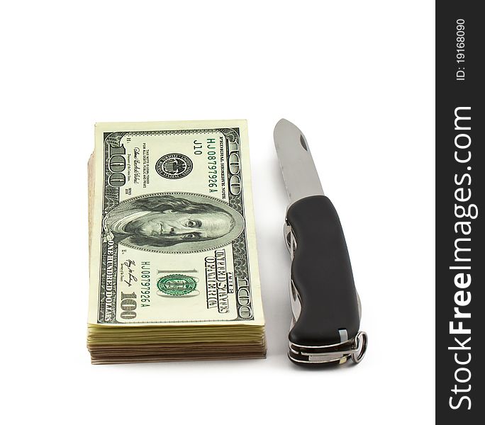 Dollars And Knife