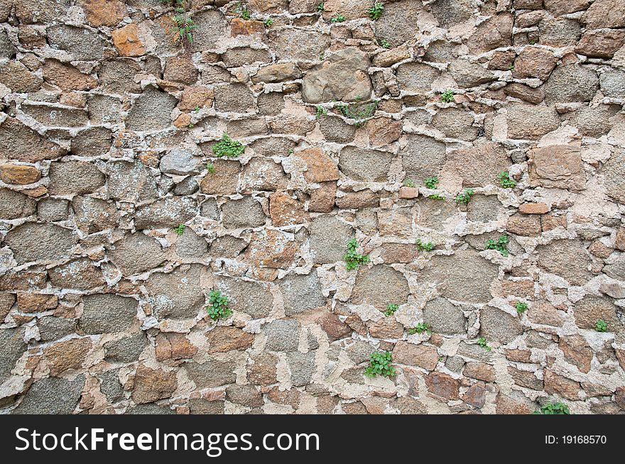 Old stone wall, flat stacked background and texture. Old stone wall, flat stacked background and texture.