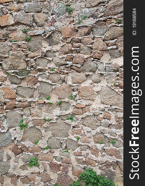 Old stone wall background