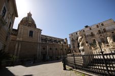 Fountain Of Shame - Palermo Stock Photo