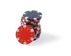 Red And Black Casino Tokens Royalty Free Stock Photography Red And Black Casino Tokens Royalty Free Stock Photography