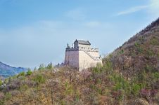 Tower In The Chinese Mountains Stock Image