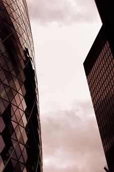 Glass And Stell Skyscraper In London Stock Photos Glass And Stell Skyscraper In London Stock Photos