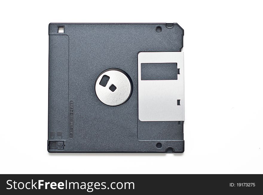Floppy disk isolated on a white background. Floppy disk isolated on a white background