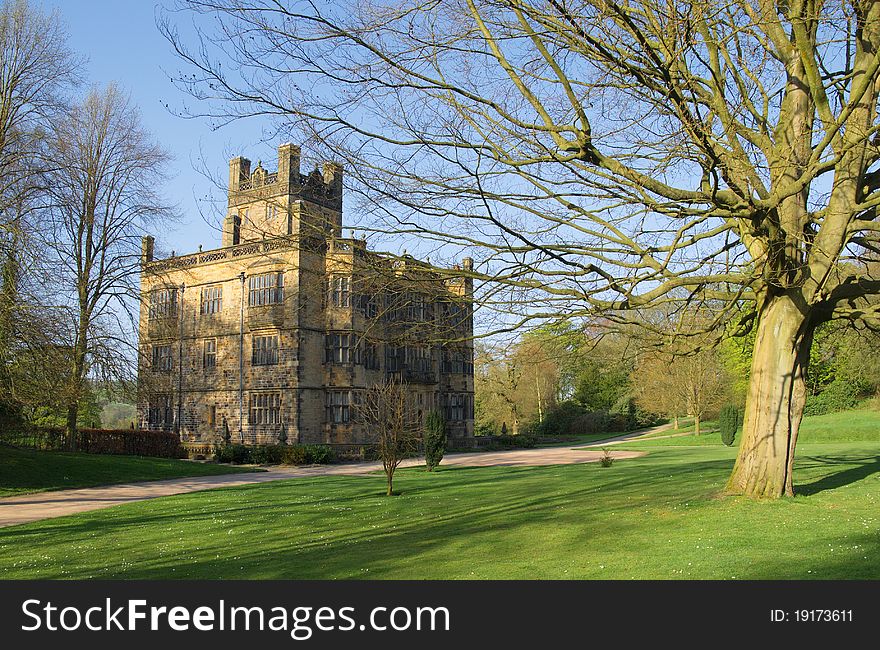 Elizabethan country house at Padiham, Lancashire.  It was the home of the Shuttleworth family,. Elizabethan country house at Padiham, Lancashire.  It was the home of the Shuttleworth family,
