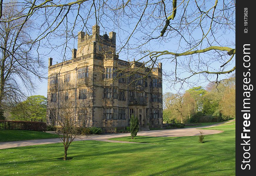 Elizabethan country house at Padiham, Lancashire.  It was the home of the Shuttleworth family,. Elizabethan country house at Padiham, Lancashire.  It was the home of the Shuttleworth family,