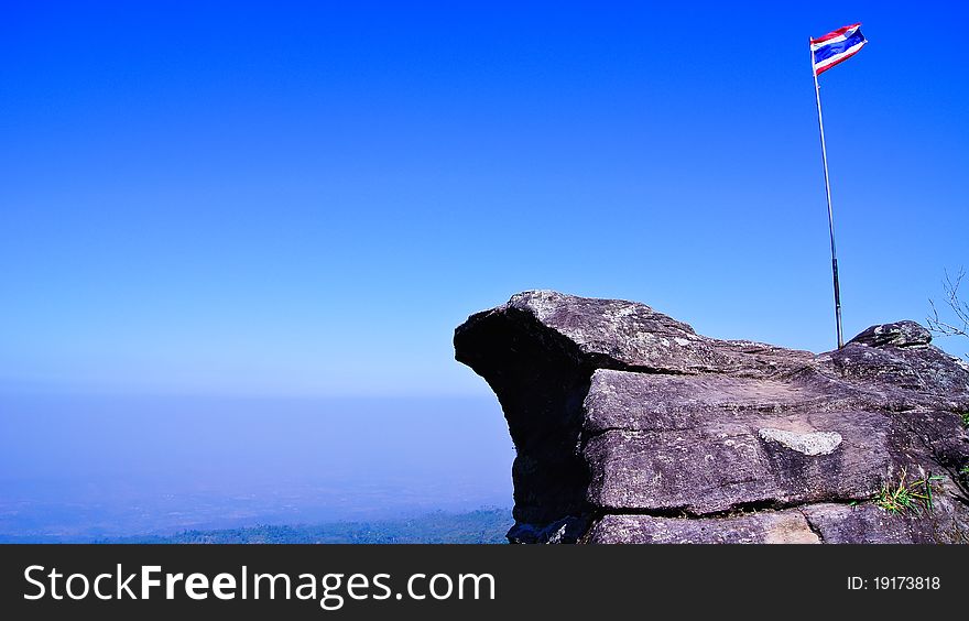 Choothong cliff in poohinrongkla nation park