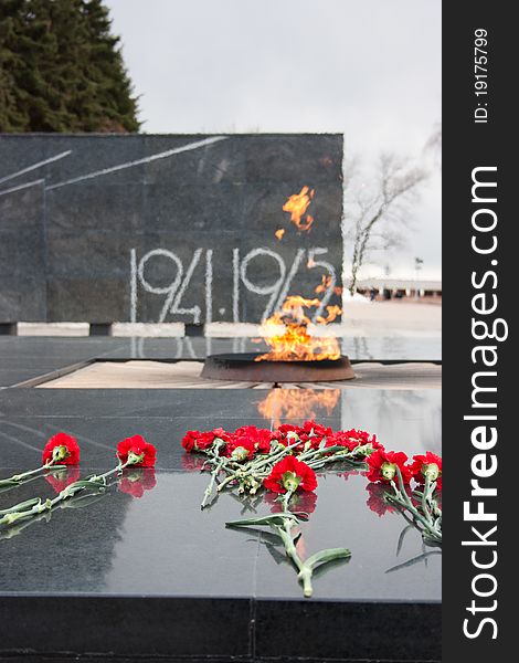 Memorial Eternal flame in Nizhni Novgorod