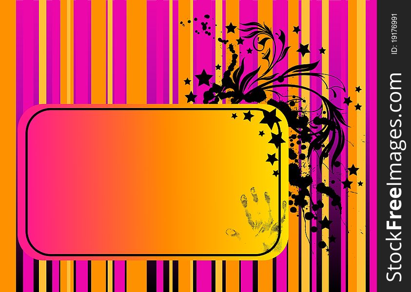 Abstract Background With Blots.
