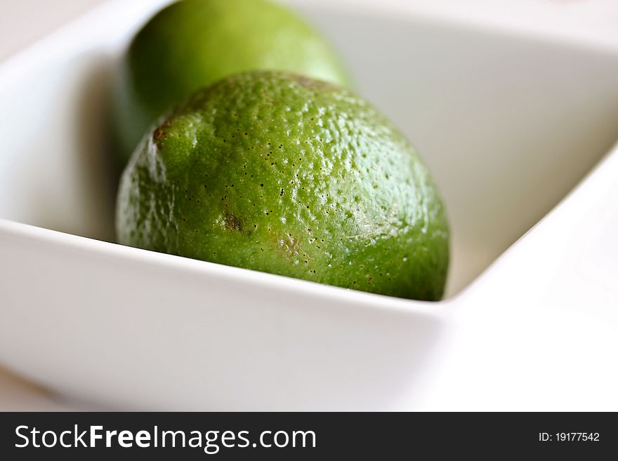 Limes In Bowl