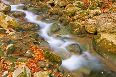Autumn Mountain Rivulet Stock Photography Autumn Mountain Rivulet Stock Photography