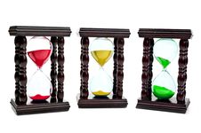Colored Hourglass Stock Photos Colored Hourglass Stock Photos